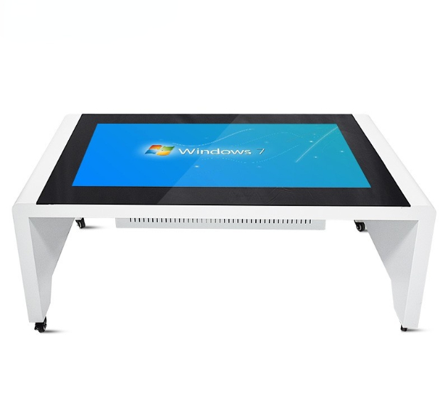 智能互動觸摸茶幾多功能游戲娛樂一體機(jī)電容屏查詢桌面液晶洽談桌